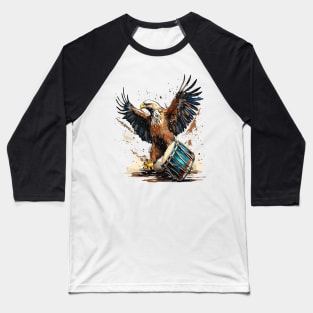 Eagle And Drum Baseball T-Shirt